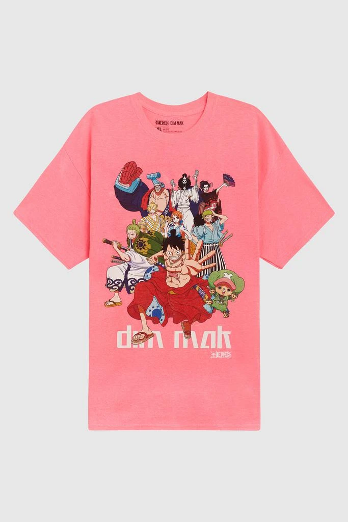 商品ONE PIECE|Dim Mak x One Piece - Straw Hat Tee - Safety Pink,价格¥284,第1张图片