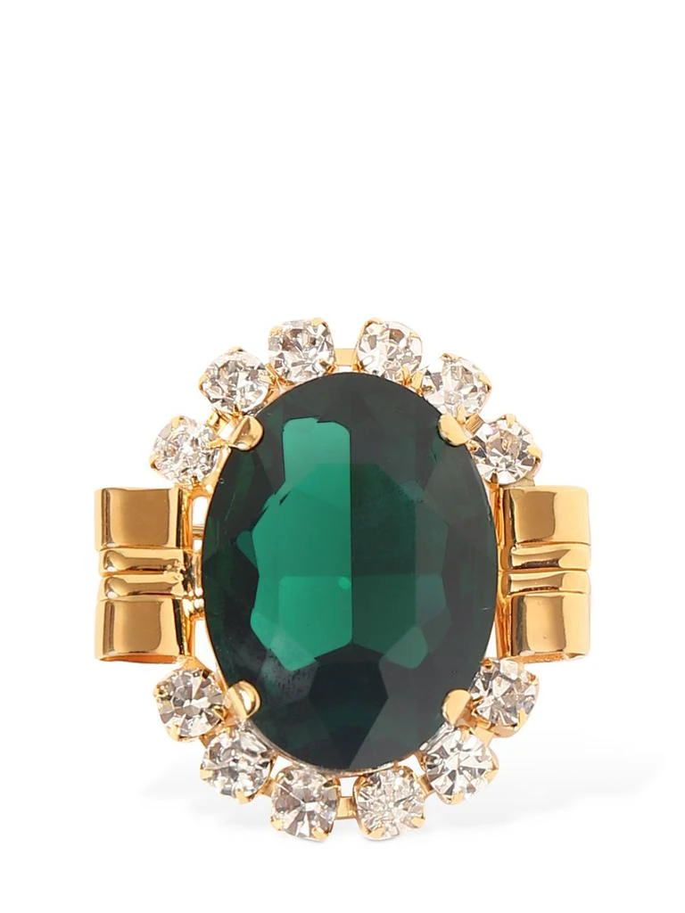 商品Balmain|Oval Crystal Brooch,价格¥1348,第3张图片详细描述