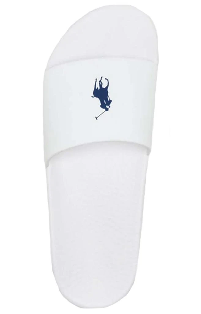 商品Ralph Lauren|(809852071001) Polo Sport Slides - White,价格¥259,第5张图片详细描述