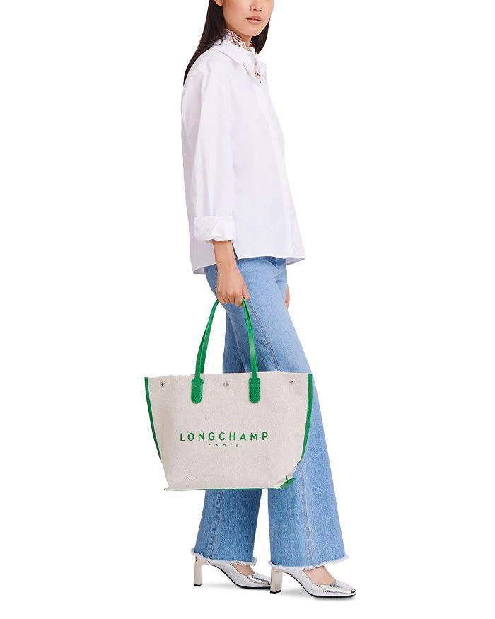 商品Longchamp|Essential Toile Large Canvas Tote,价格¥3236,第2张图片详细描述