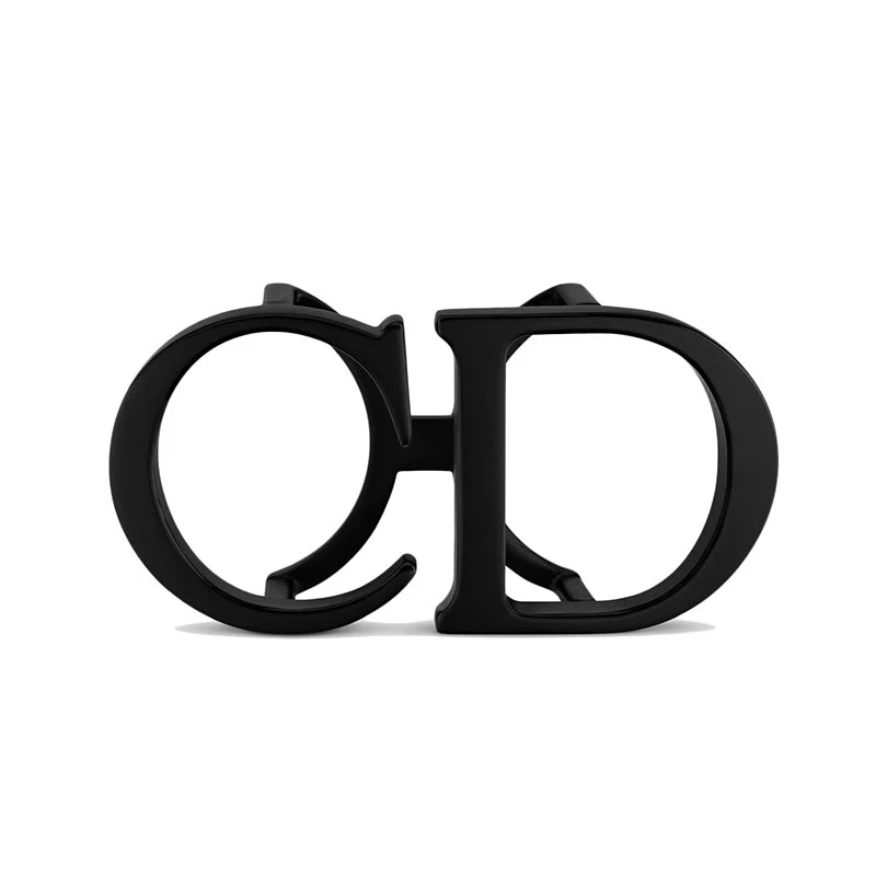 商品Dior|【预售3-7天】DIOR/迪奥  男士黑色涂漆饰面黄铜CD Logo腰带扣35毫米4900PVVAR_H00N,价格¥2150,第6张图片详细描述