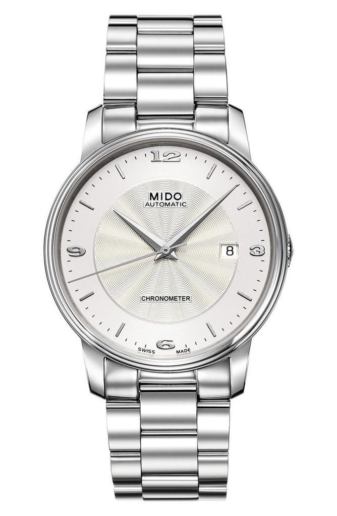 商品MIDO|Men's Baroncelli Bracelet Watch, 39mm,价格¥5499,第1张图片