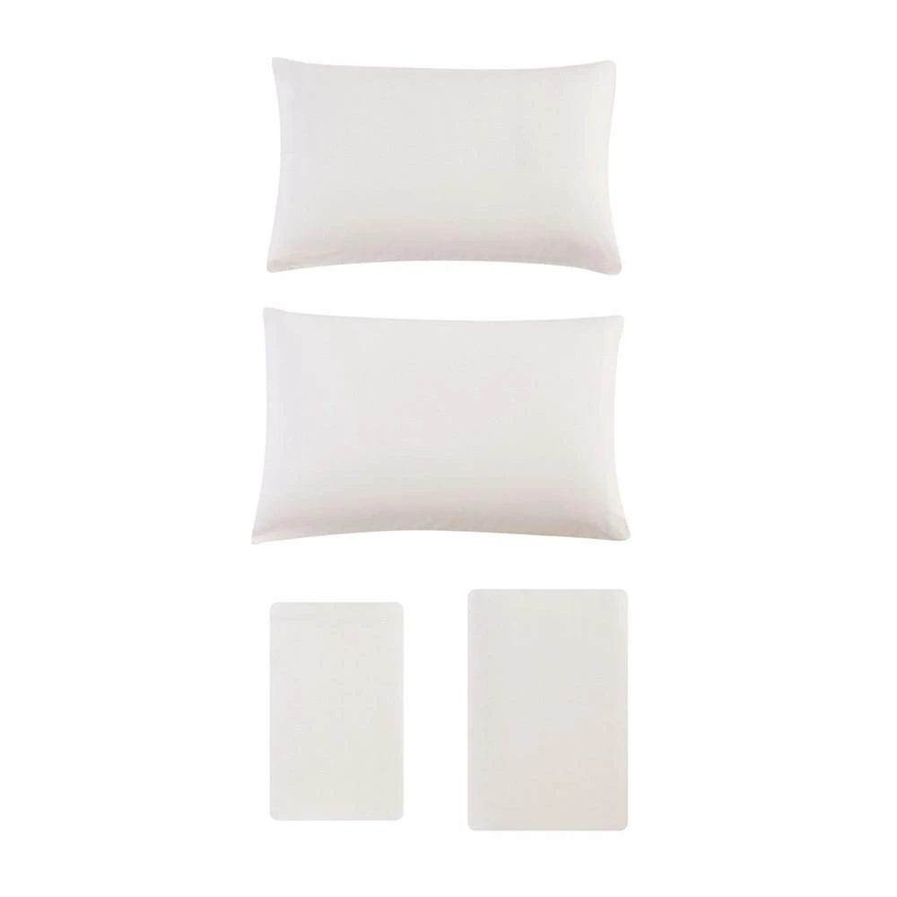 商品Eddie Bauer|Solid Cotton Flannel 4-Piece Sheet Set,价格¥451,第5张图片详细描述