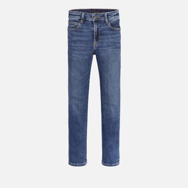 商品Tommy Hilfiger|Tommy Hilfiger Boys' Modern Straight Leg Stretch-Denim Jeans,价格¥334-¥400,第3张图片详细描述