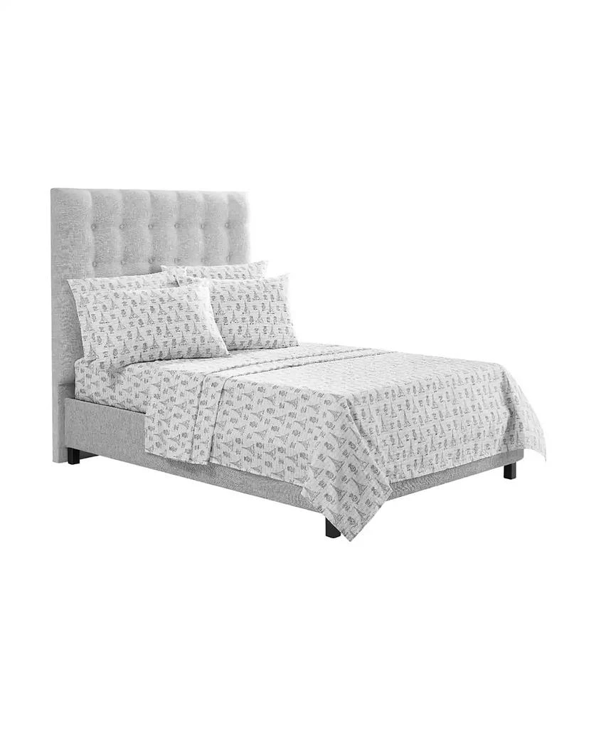 商品Juicy Couture|Juicy in Paris 6-Piece Sheet Set, Full,价格¥221,第3张图片详细描述