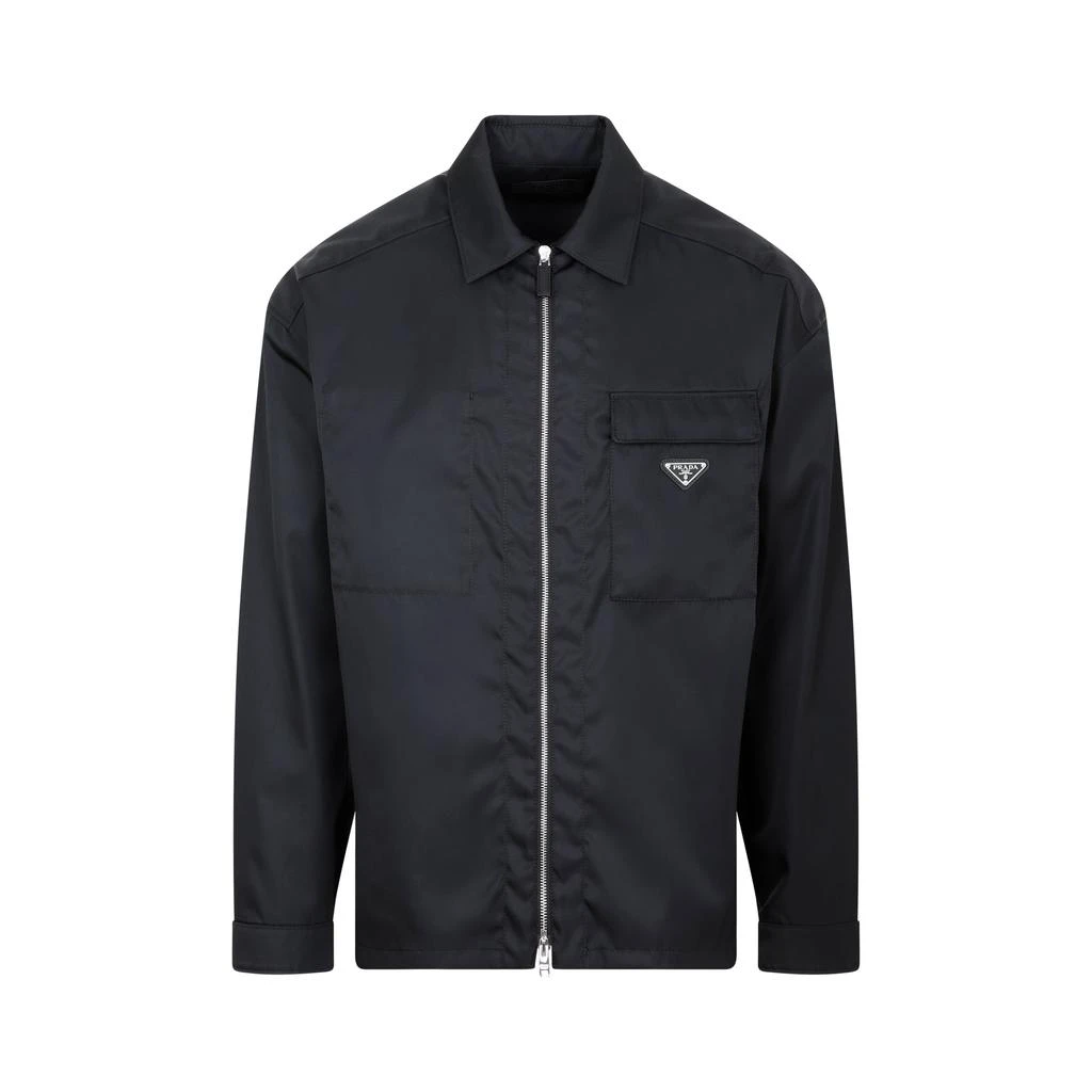 商品Prada|PRADA  RE-NYLON ZIPPED SHIRTJACKET,价格¥10542,第1张图片