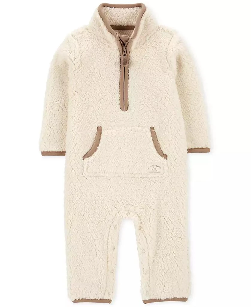 商品Carter's|Baby Boys Faux-Sherpa Jumpsuit,价格¥85,第2张图片详细描述