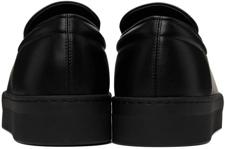 商品The Row|Black Leather Dean Slip-On Sneakers,价格¥3943,第4张图片详细描述