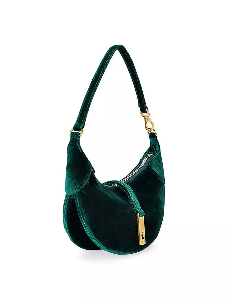 商品Ralph Lauren|Mini Polo ID Velvet Shoulder Bag,价格¥3732,第5张图片详细描述