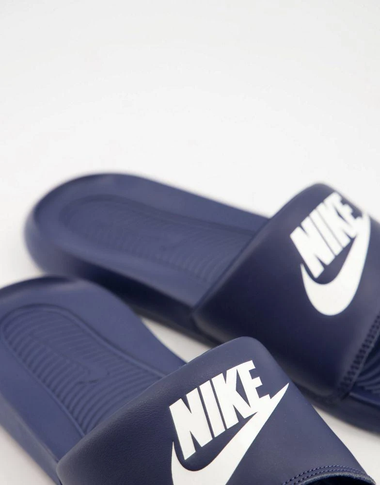 商品NIKE|Nike Victori One sliders in navy,价格¥296,第2张图片详细描述