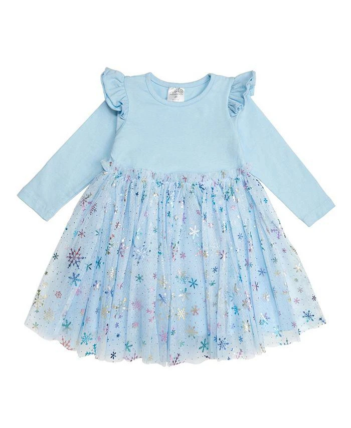 商品Sweet Wink|Girls' Snow Princess Iridescent Long Sleeve Tutu Dress - Little Kid, Big Kid,价格¥364,第1张图片