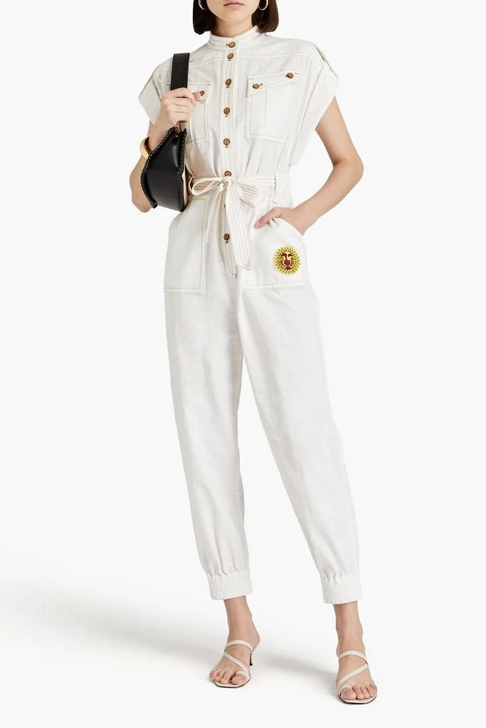 商品Zimmermann|Appliquéd cotton jumpsuit,价格¥1788,第2张图片详细描述