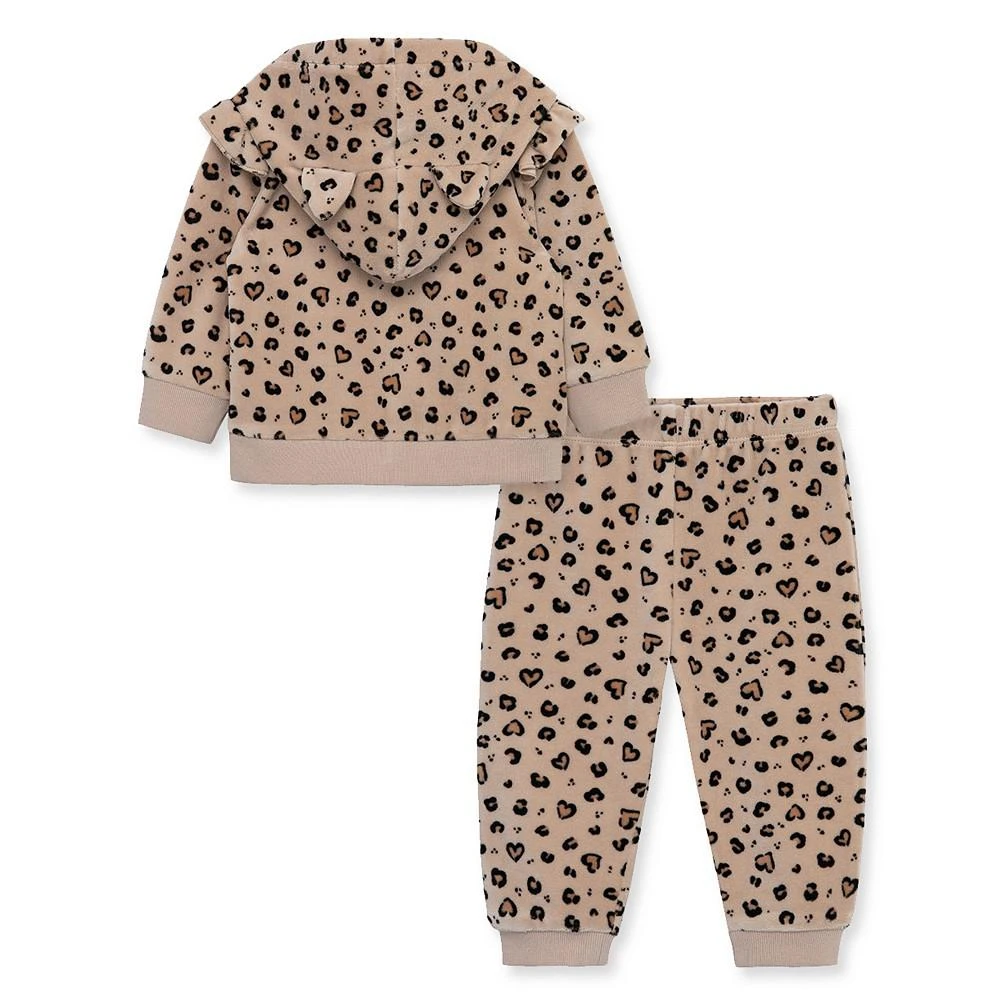 商品Little Me|Baby Girls Leopard Hoodie and Pant, 2 Piece Set,价格¥187,第2张图片详细描述