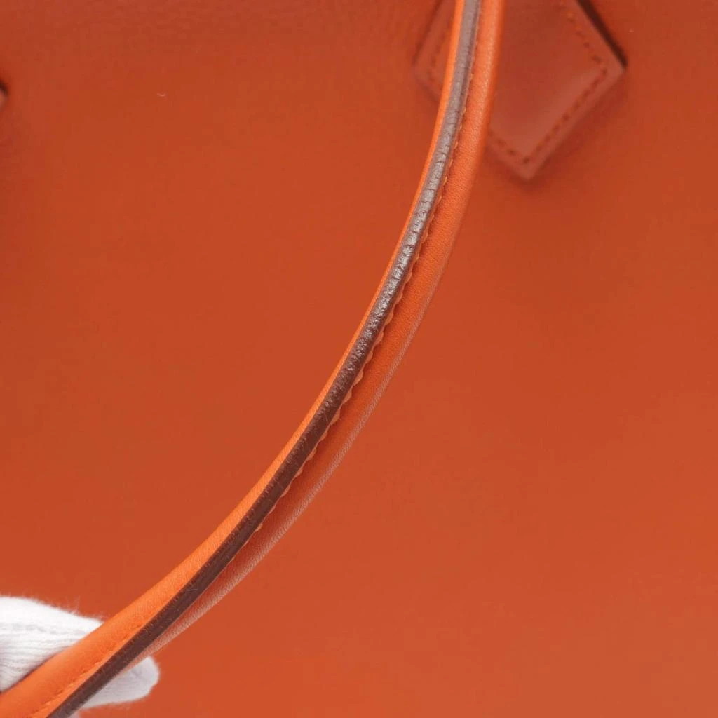 商品[二手商品] Hermes|Hermes Orange Leather Plume 32 Handbag,价格¥35936,第3张图片详细描述