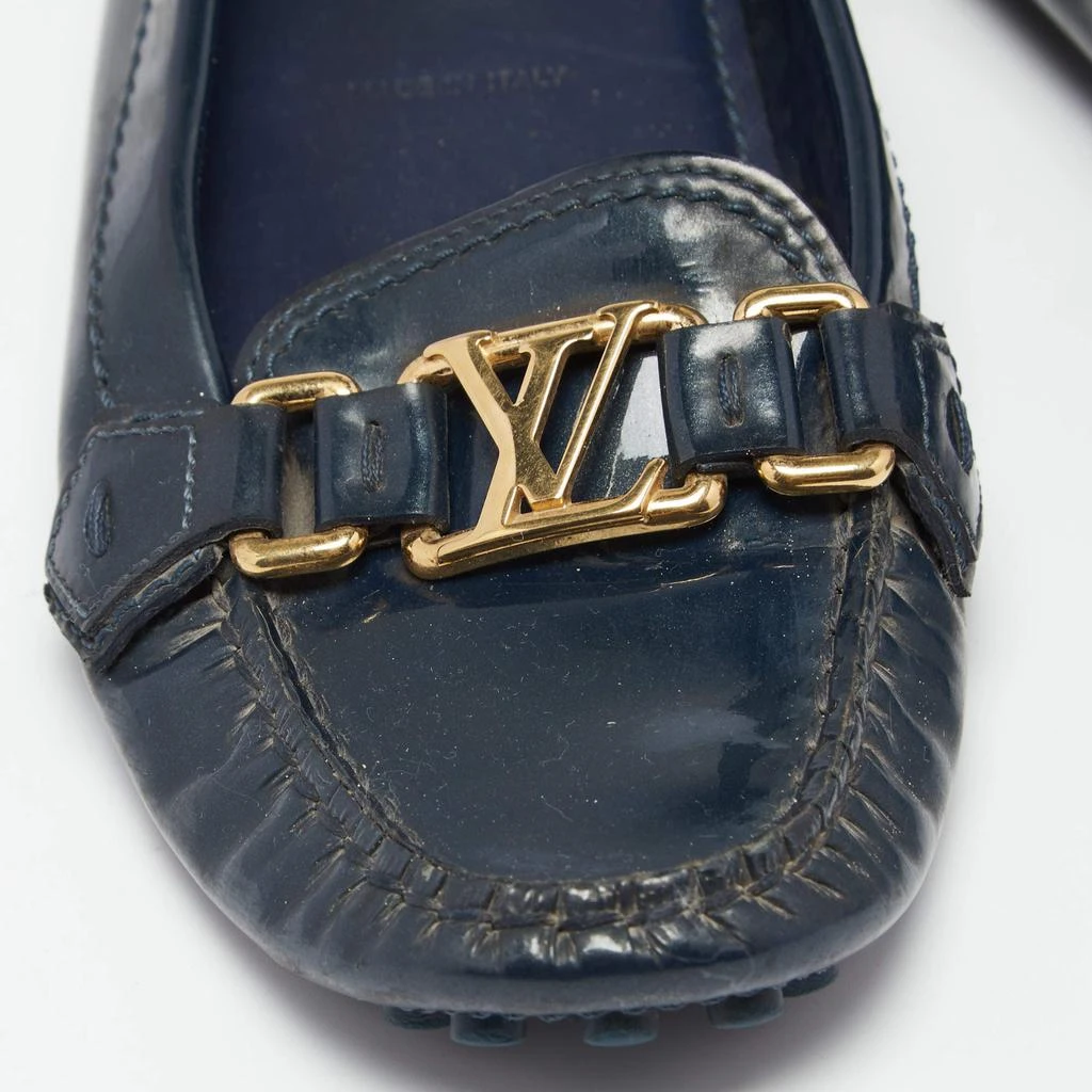 Louis Vuitton Midnight Blue Patent Leather Oxford Loafers Size 36.5 商品
