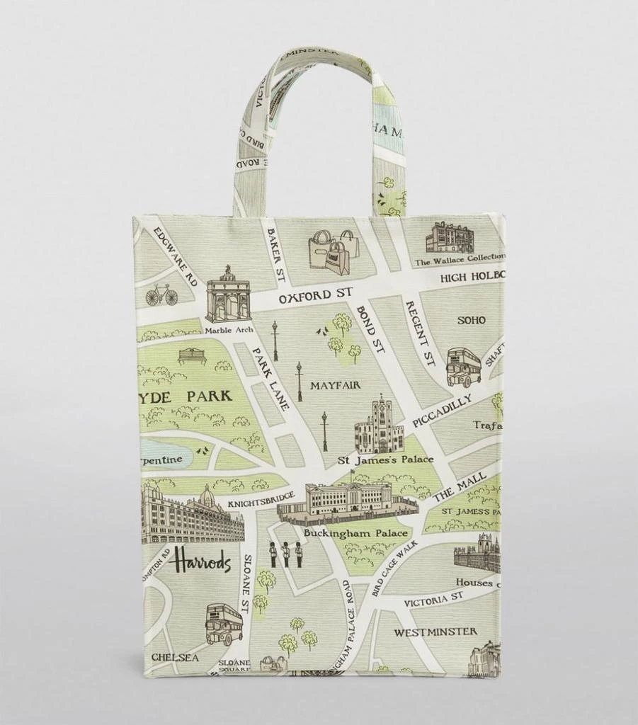 商品Harrods|Medium West End Map Shopper Bag,价格¥379,第4张图片详细描述