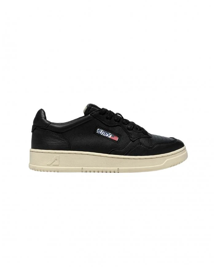 商品Autry|Autry Sneakers Mens Medalist Low in black goat leather,价格¥1667,第1张图片