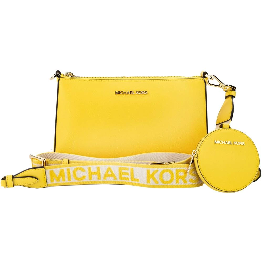 商品Michael Kors|Michael Kors Jet Set Daffodil Vegan Crossbody Tech Attachment Bag Women's Purse,价格¥2090,第1张图片