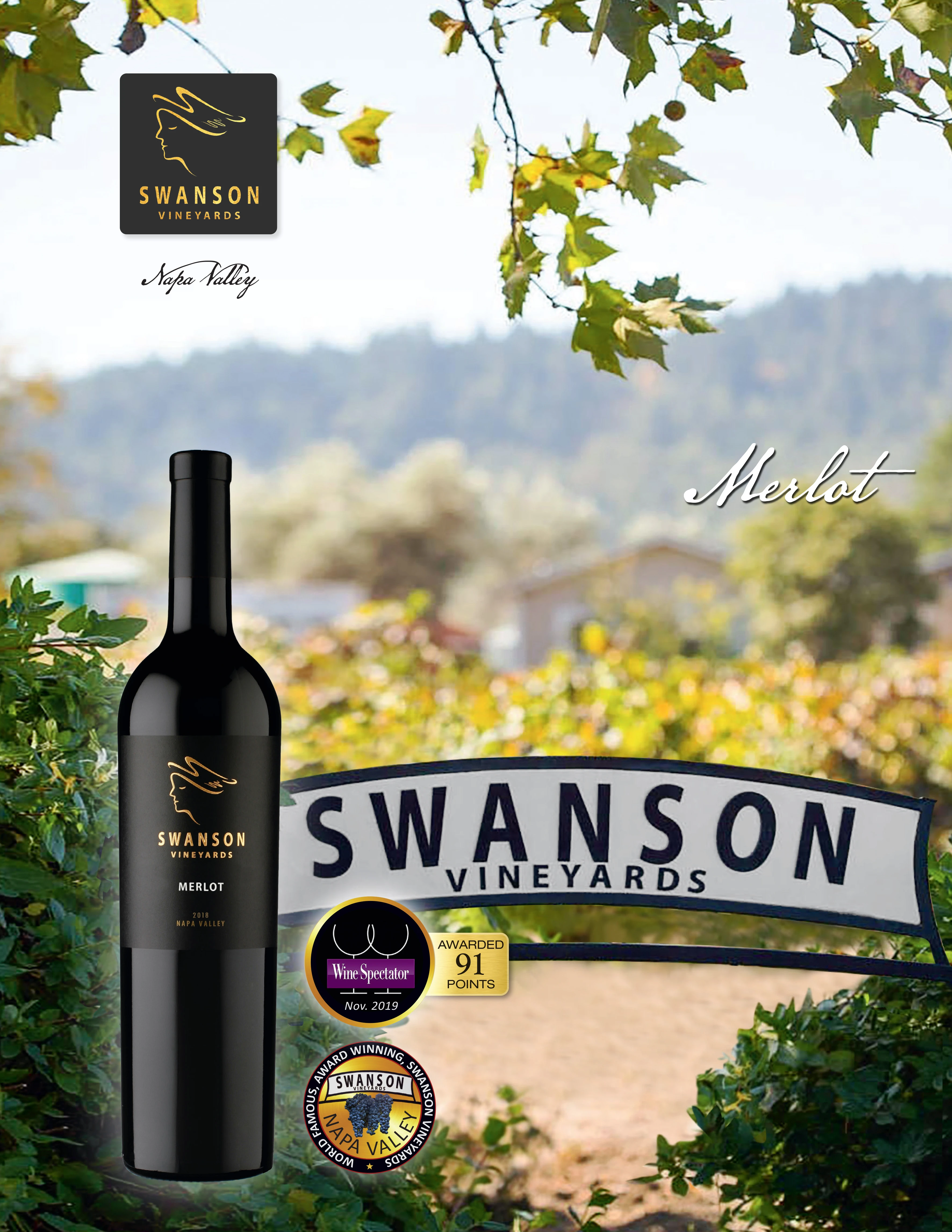 黑天鹅酒庄纳帕梅洛干红葡萄酒 2018 | Swanson Merlot 2018(Napa Valley, CA) 商品