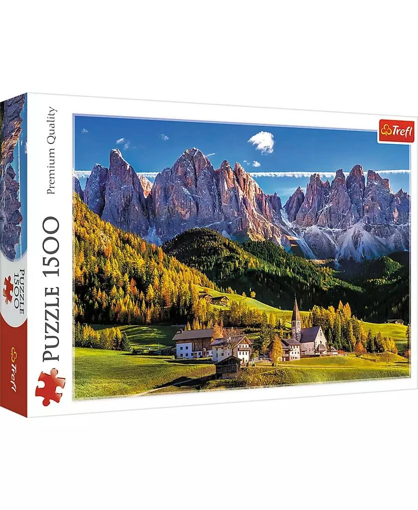 商品Trefl|Jigsaw Puzzle Val di Funes Valley of Dolomites Italy, 1500 Pieces,价格¥225,第1张图片