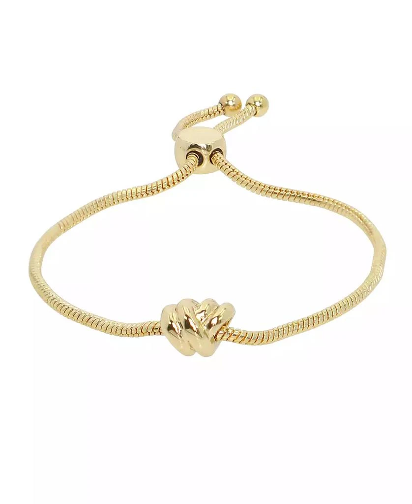 商品Steve Madden|Gold Knot Slider Bracelet,价格¥114,第2张图片详细描述