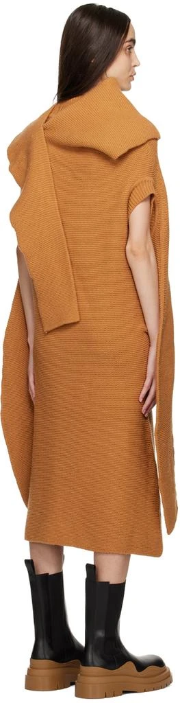 商品Issey Miyake|Tan Rhizome Midi Dress,价格¥3264,第3张图片详细描述