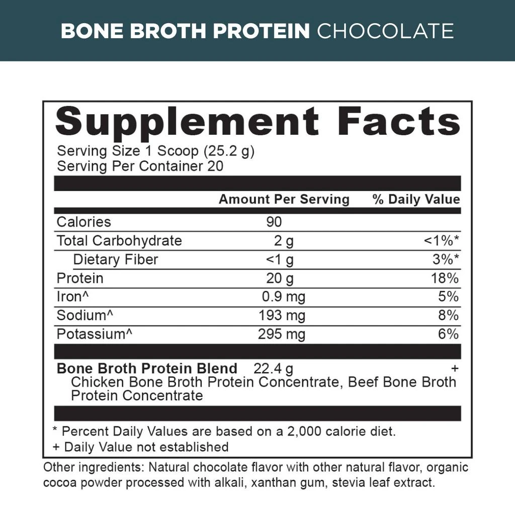 商品Ancient Nutrition|Bone Broth Protein Chocolate and Vanilla,价格¥723,第3张图片详细描述