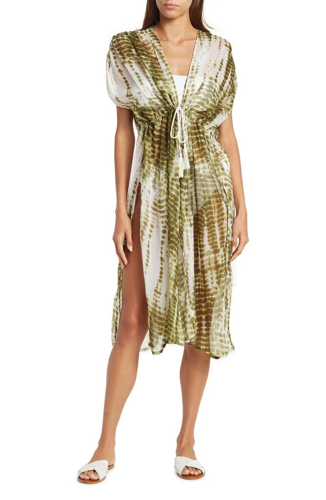 商品Vince Camuto|Abstract Tie Dye Cover-Up,价格¥124,第1张图片
