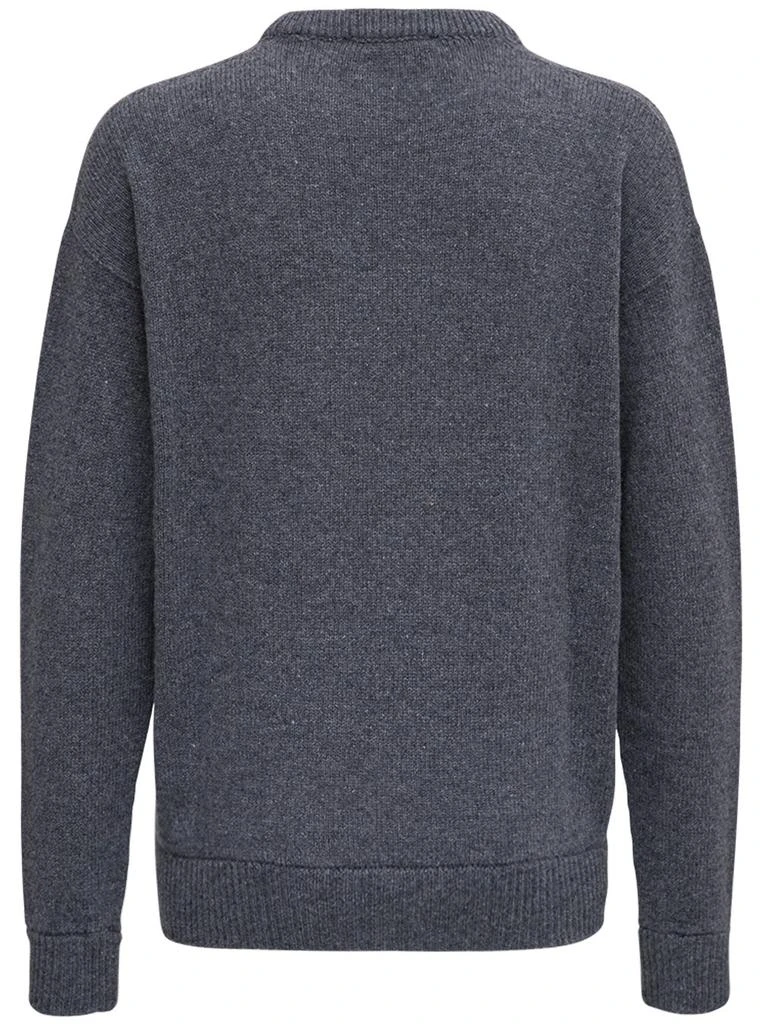 商品IRENEISGOOD|Grey Wool blend Sweater with Unicorn Print,价格¥1949,第2张图片详细描述