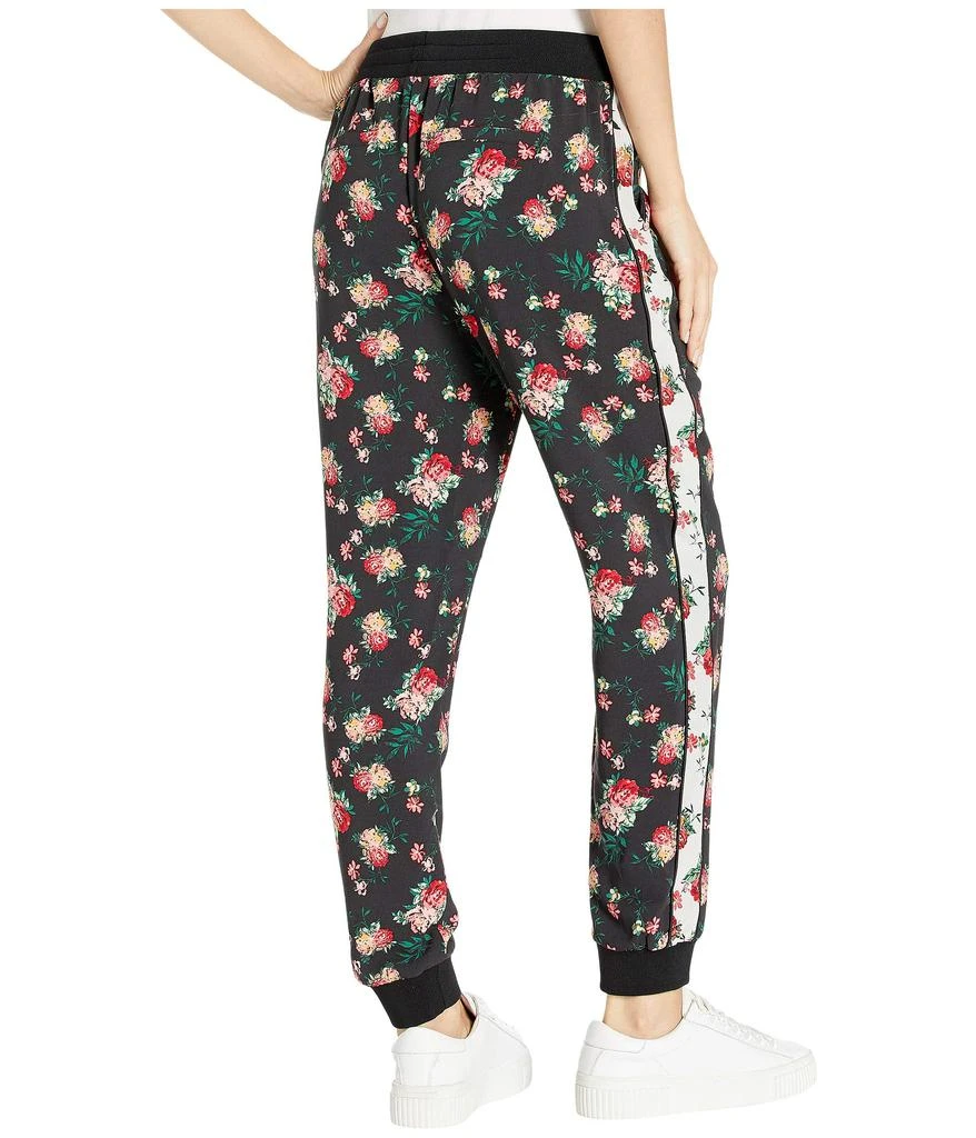 商品Juicy Couture|Faded Floral Silk Print Mix Slim Pants,价格¥480,第3张图片详细描述