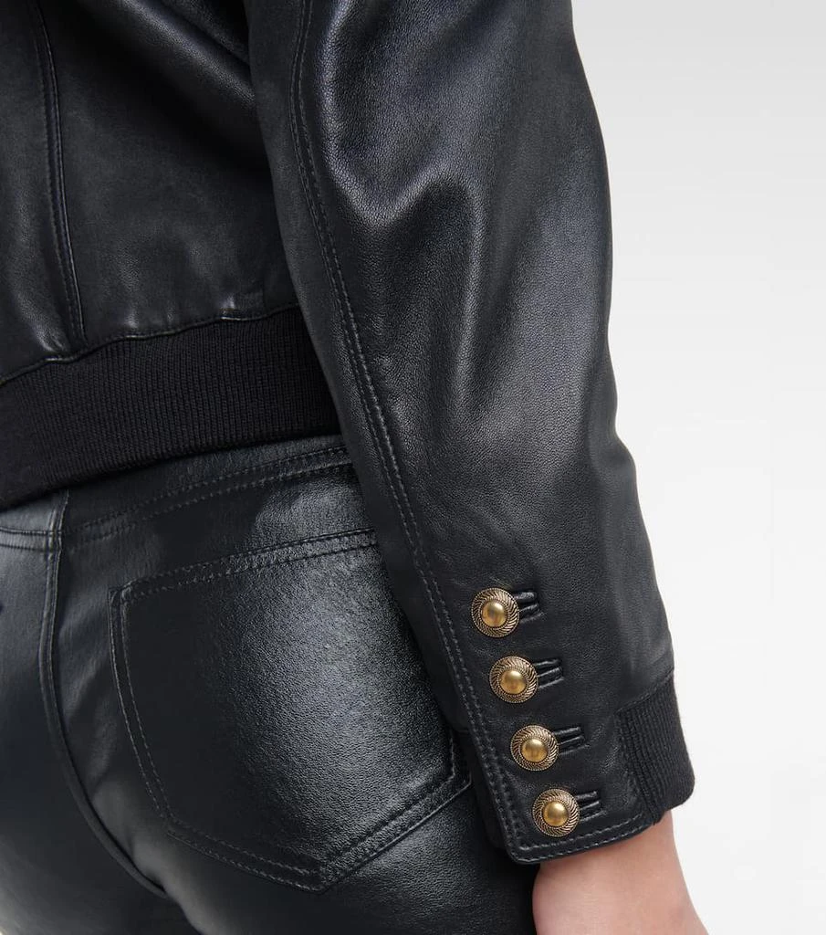 商品Yves Saint Laurent|Leather jacket,价格¥34855,第5张图片详细描述