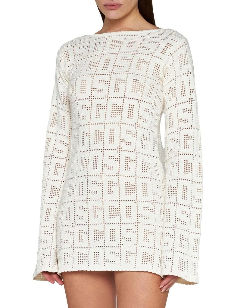 商品GCDS|GCDS Logo Monogram Knitted Mini Dress,价格¥2168,第2张图片详细描述