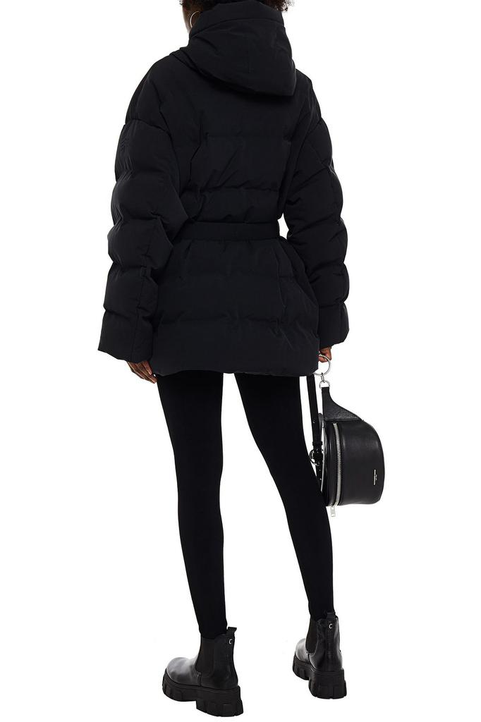 Sheena belted quilted hooded down ski jacket商品第1张图片规格展示