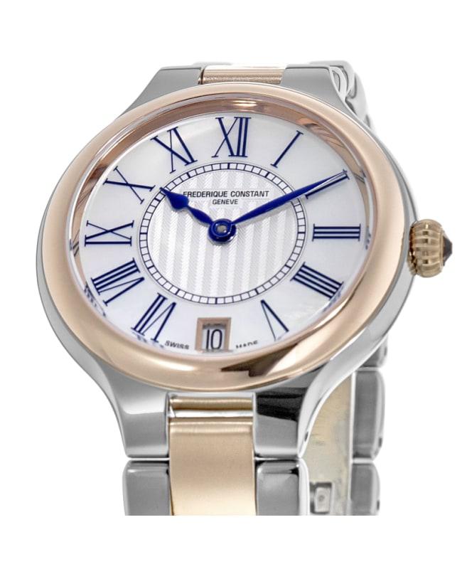 Frederique Constant Silver Dial Two-Tone Steel Women's Watch FC-306MPWN3ER2B商品第2张图片规格展示