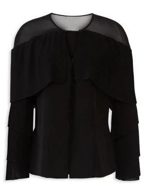 商品[二手商品] PRABAL GURUNG|Ruffle Top,价格¥201,第4张图片详细描述