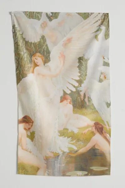 商品DENY Designs|William Crane For Deny The Swan Maidens Tapestry,价格¥145,第1张图片