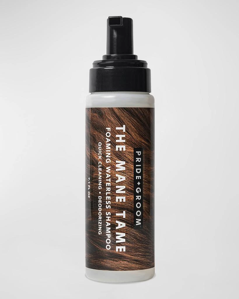 商品Pride + Groom|7.1 oz. The Mane Tame Foaming Waterless Pet Shampoo,价格¥156,第1张图片