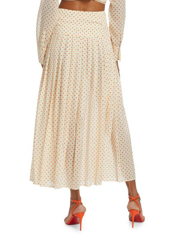 商品Ronny Kobo|Kensington Silk Polka Dot Maxi Skirt,价格¥1736,第2张图片详细描述