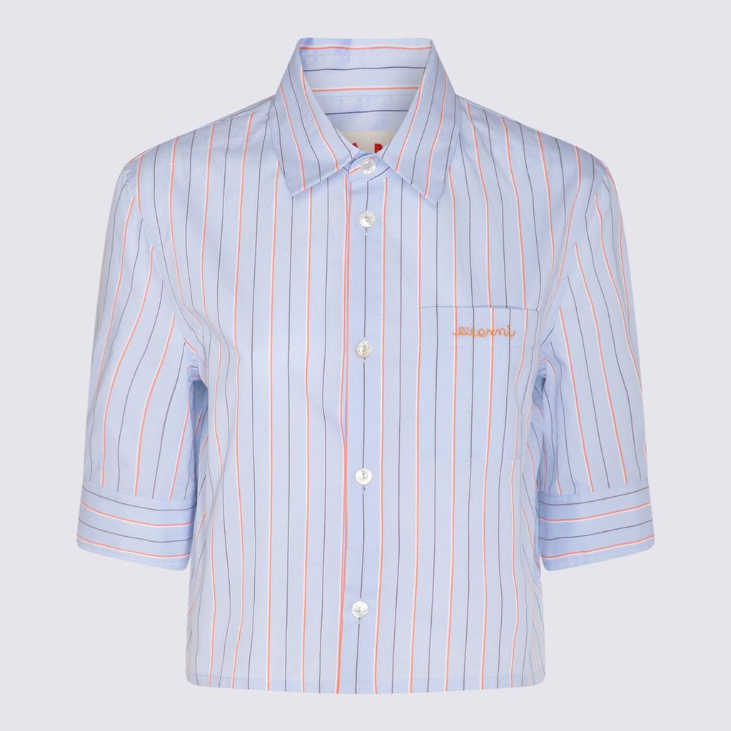 MARNI LIGHT BLUE COTTON SHIRT商品第1张图片规格展示