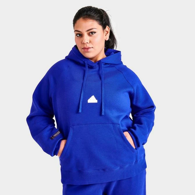 商品Adidas|Women's adidas Sportswear Oversized Hooded Sweatshirt (Plus Size),价格¥560,第3张图片详细描述