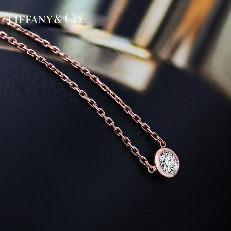 TIFFANY&CO.蒂芙尼ELSA PERETTI系列：Tiffany Diamonds by the Yard 18K金镶嵌钻石项链 商品