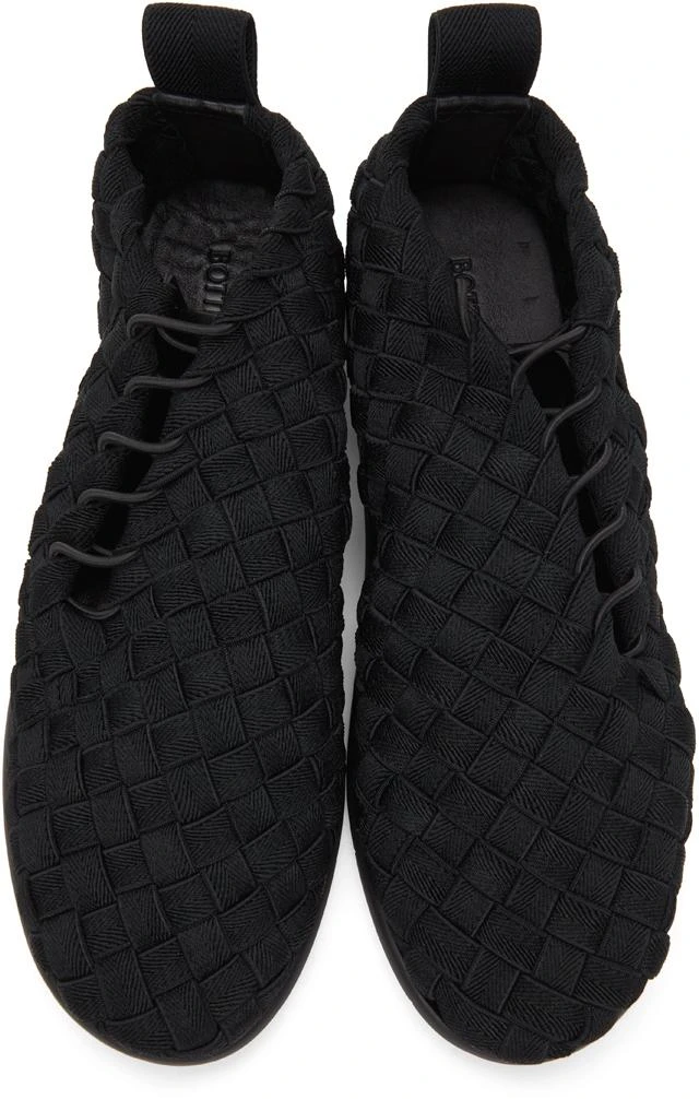 商品Bottega Veneta|Black Intrecciato Sneakers,价格¥9757,第5张图片详细描述