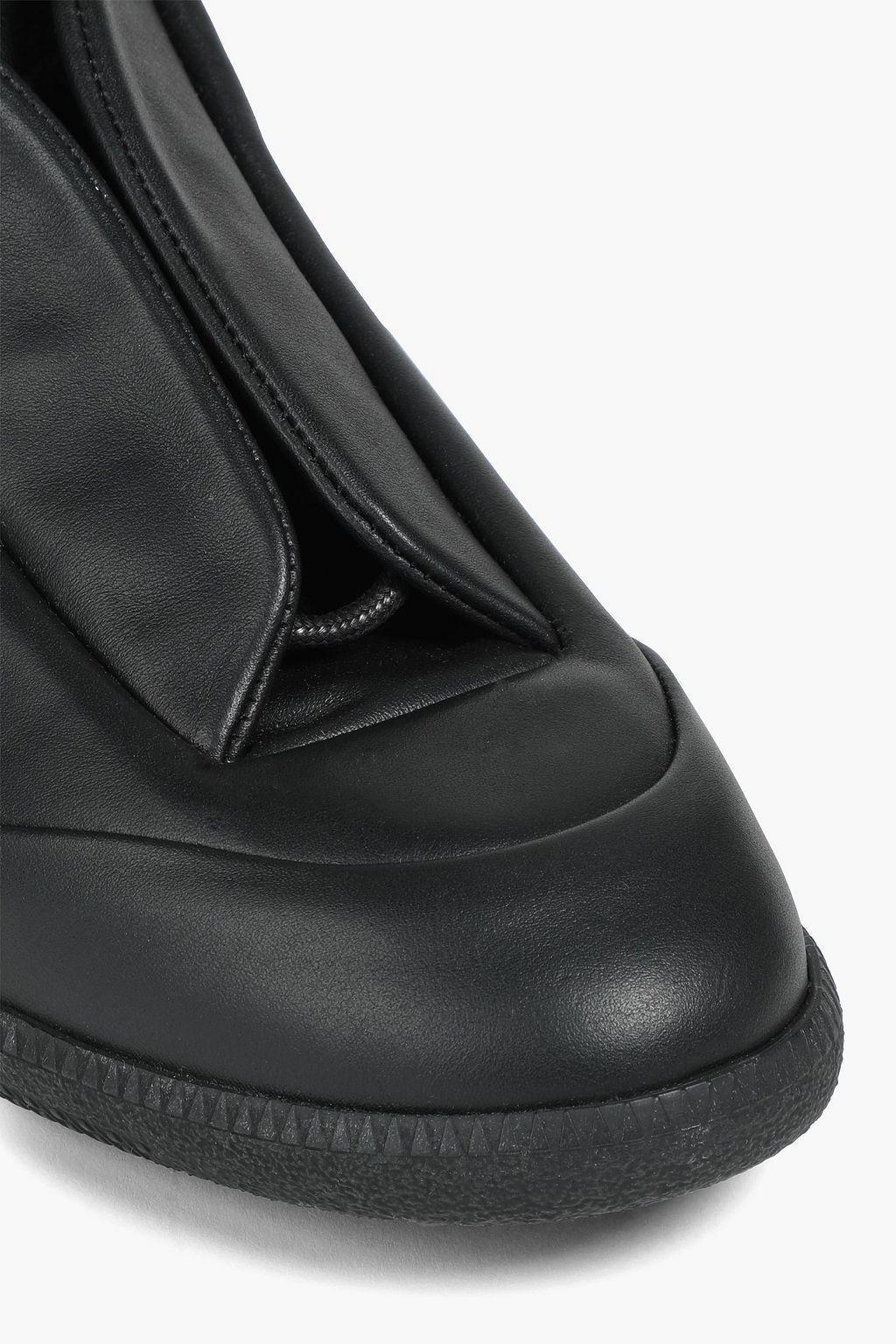 商品MAISON MARGIELA|Quilted leather high-top sneakers,价格¥3208,第6张图片详细描述