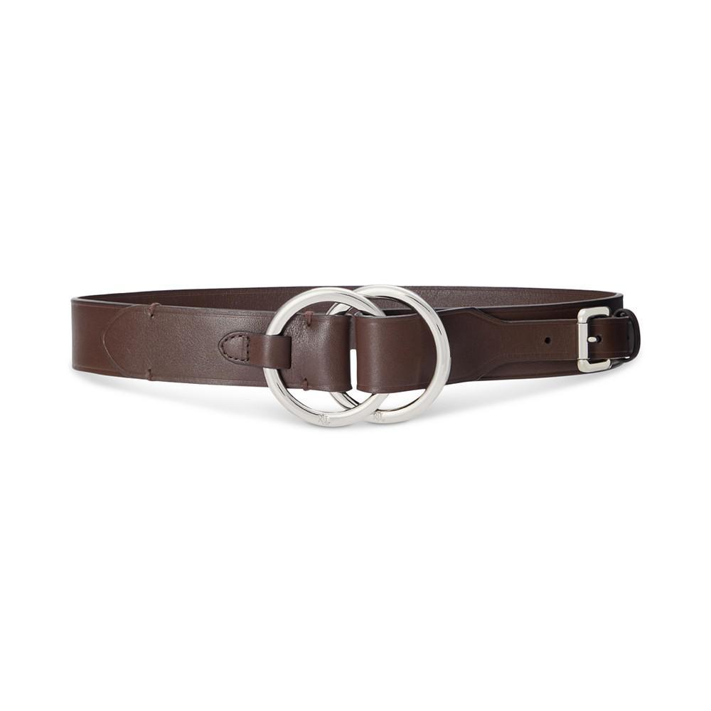 商品Ralph Lauren|Women's Smooth Leather Bend-Back Belt,价格¥846,第1张图片