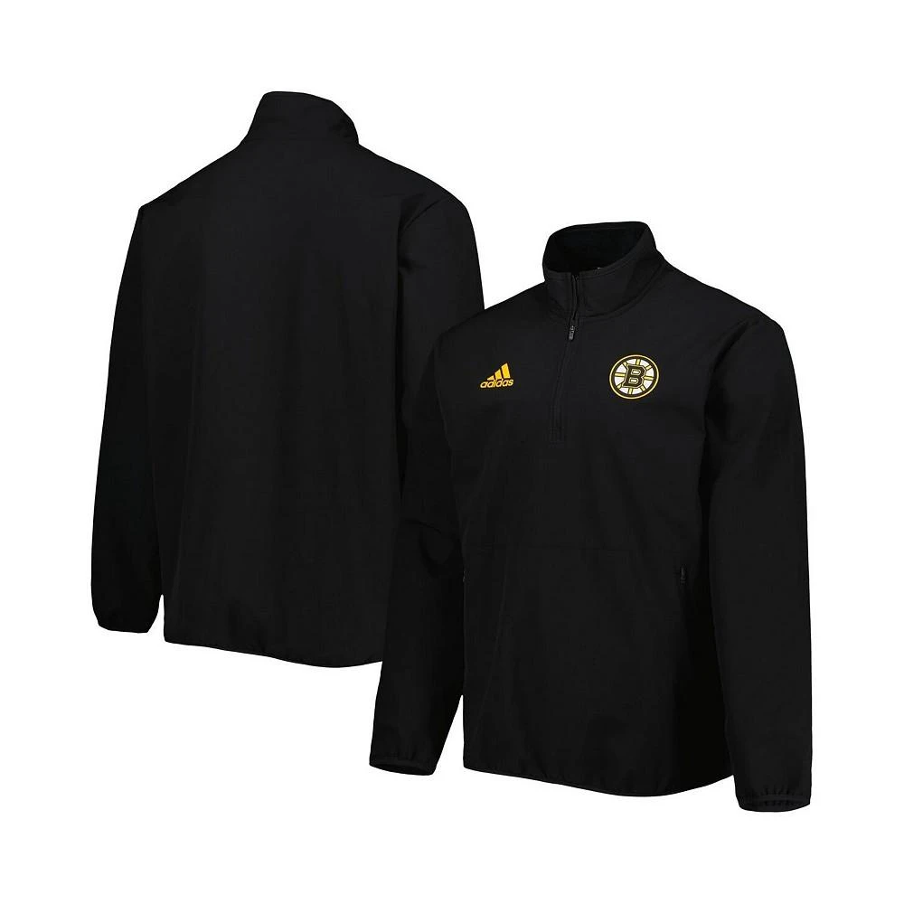 商品Adidas|Men's Black Boston Bruins COLD.RDY Quarter-Zip Jacket,价格¥732,第1张图片