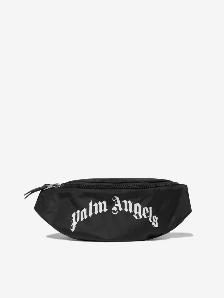 商品Palm Angels|Palm Angels Kids Curved Logo Belt Bag in Black,价格¥1713,第2张图片详细描述