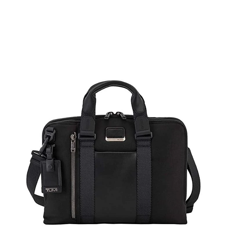 商品Tumi|Tumi Black Alpha Bravo Aviano Slim Briefcase,价格¥1849,第1张图片