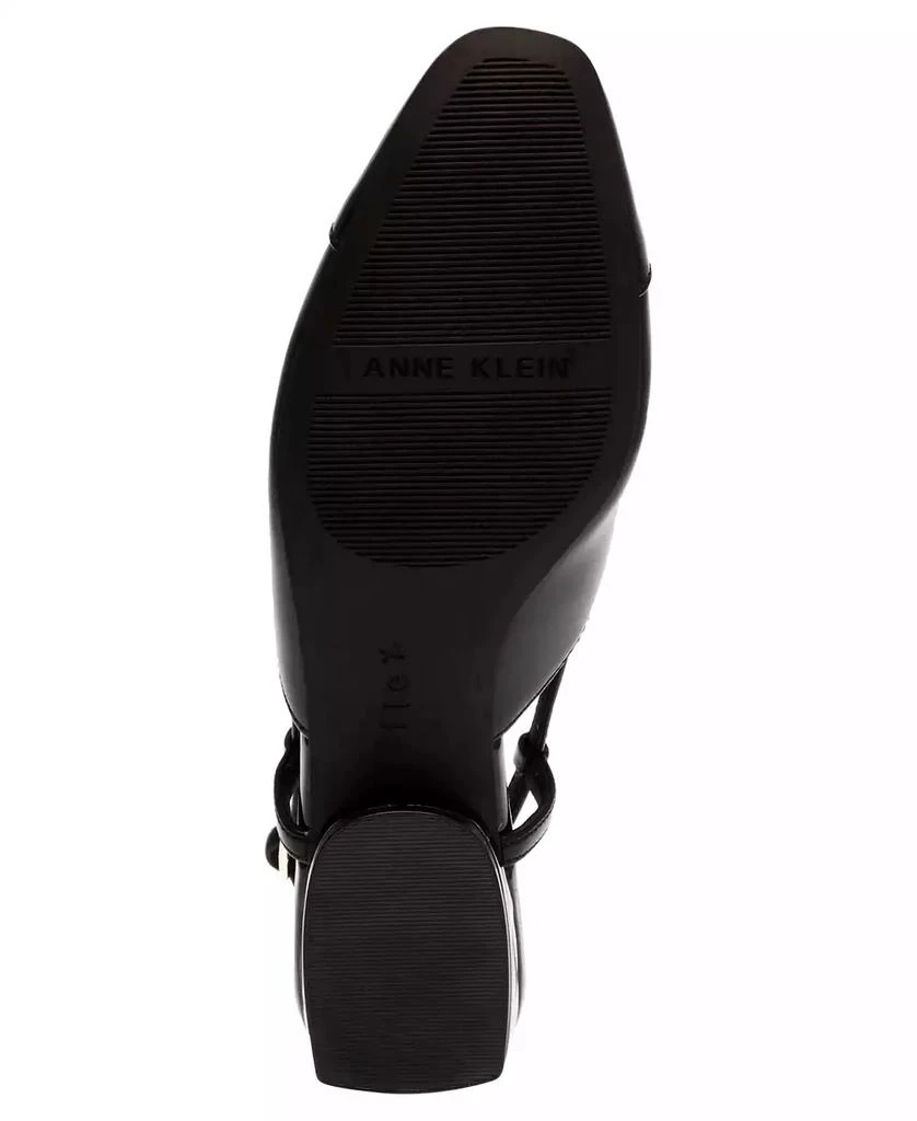商品Anne Klein|Women's Caigan Cap Toe Slingback Flats,价格¥352,第5张图片详细描述