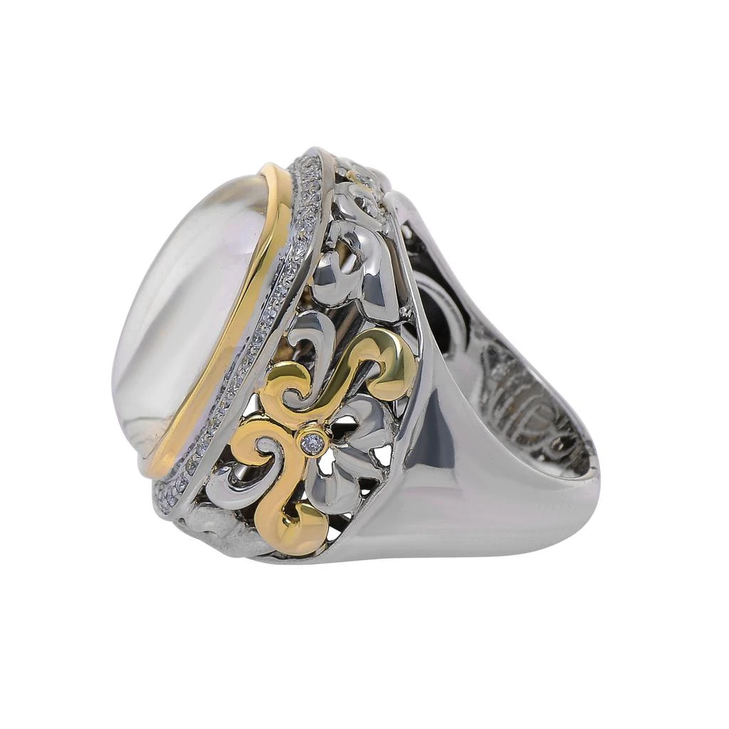 商品Charles Krypell|Charles Krypell Women's Sterling Silver and 18K Gold Ring,价格¥8257,第3张图片详细描述