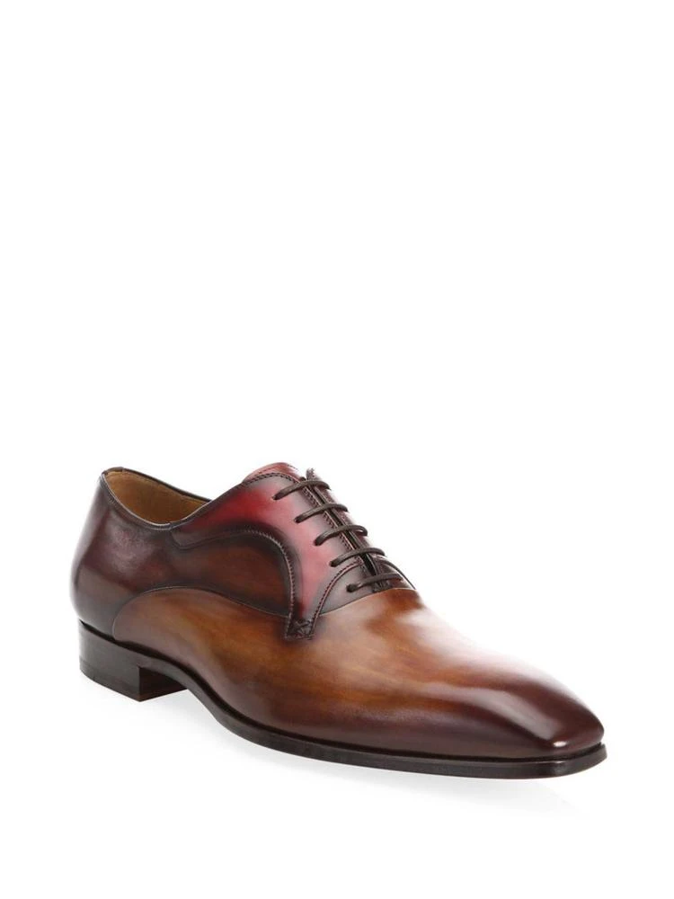 商品Saks Fifth Avenue|COLLECTION BY MAGNANNI Selo Leather Oxfords,价格¥3732,第1张图片